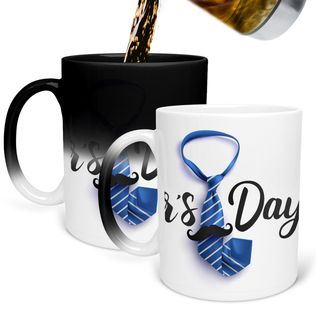 Printed Ceramic Coffee Mug | Happy Fathers Day | For Loved Ones | Fathers Day | 325 Ml.